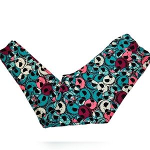Lularoe Disney Nightmare Before Christmas Colorful‎ Jack Skellington Leggings